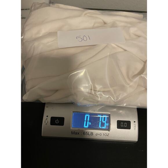 Vintage Cline Kolarek Womens Wrap Top Medium White Bell Sleeve Cropped Pirate - Picture 6 of 6